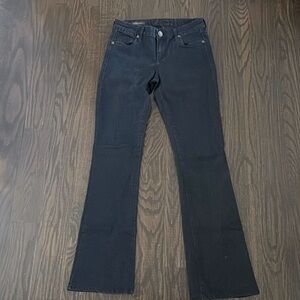 Kut from the kloth Farrah baby bootcut dark denim jeans size 2 lightweight